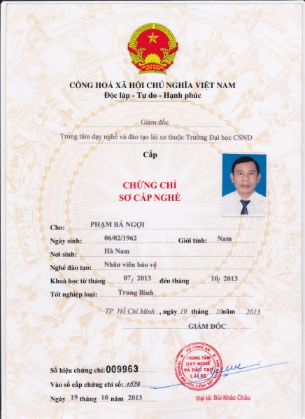 Chứng chỉ